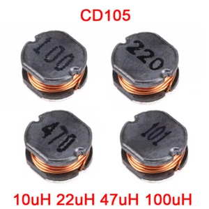 CD105 SMD SMT Chip Power Inductors Winding Coil Inductor 10uH 22uH 47uH 100uH - Picture 1 of 7