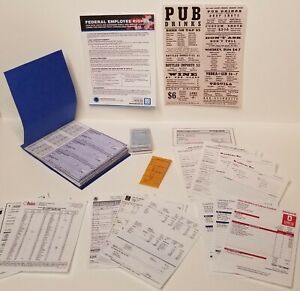 1/6 SCALE Mini Business Restaurant Pub Paperwork, Checks, Invoices, Order Pad