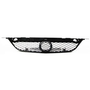 Grille For 2001-2003 Mazda Protege Black Plastic - Picture 1 of 8