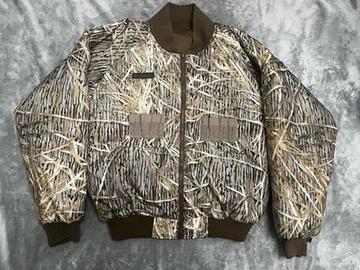 Vintage Columbia Reversible Camo & Brown Puffer Hunting Jacket Coat Men’s Size M - Image 1 of 4