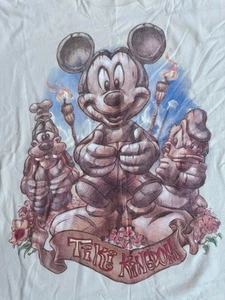 Disney Studios Collection T-Shirt TIKI KINGDOM 2XL Mickey Mouse hellbraun kurzarm - Bild 1 von 5