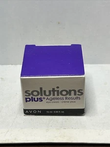 Crema de ojos Avon Solutions Plus+ Ageless Results 0,50 fl oz NUEVO stock antiguo - Imagen 1 de 6