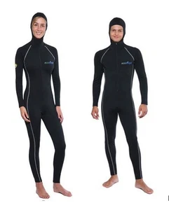 Ecostinger Men Women Sun Protective Full Body Swimsuit Dive Scuba Skin w Hood - Picture 1 of 3