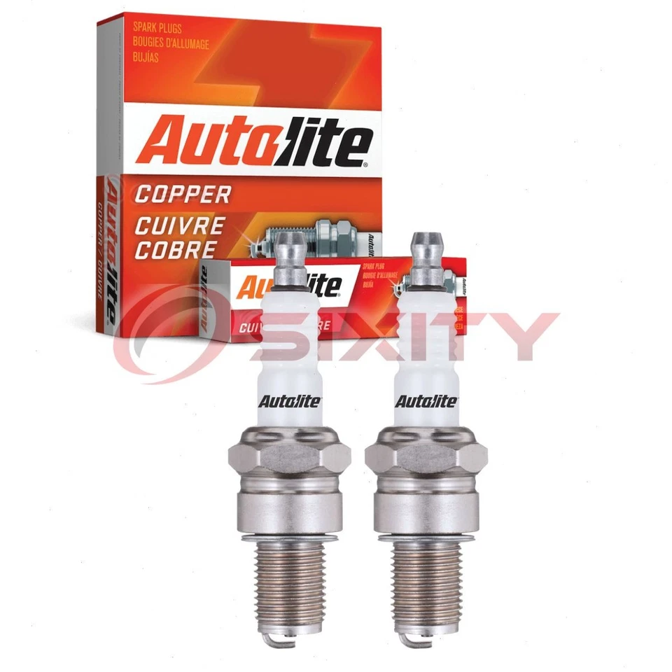 2 bujías Autolite núcleo de cobre para NSU Prinz 1958-1963 0,6 L L2 an Foto 1 de 4