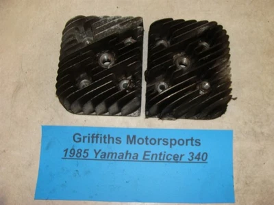 1985 YAMAHA ENTICER ET340 8Y2 oem right left cylinder heads 8G800 r l  - Image 1 of 4