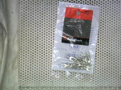 RadioShack Crimp-On Spade Tongues 6403031 24pack see description - Image 1 of 2