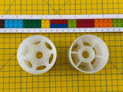 BP Racing cerchio posteriore bianco 1:8 (2pz) vintage modellismo - Immagine 1 di 2