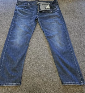 Jeans Levi’s para hombre W46 L36 azul 502 corte regular lavado medio denim - Imagen 1 de 9