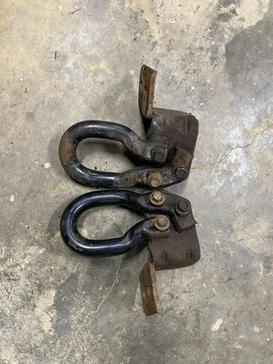 Par de ganchos de remolque Ford F250 F350 2008-2010 lado del pasajero derecho conductor L R Foto 1 de 4