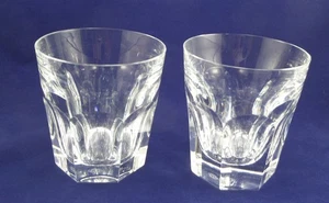 Baccarat France Crystal Harcourt Tumblers Set of 2 - Picture 1 of 6