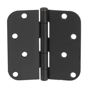 18 Pack of Door Hinges Black - 4x4 Inch Interior Hinges 5/8" Radius Corners - Picture 1 of 7