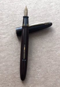 Pluma Estilográfica Sheaffer Craftsman Touchdown De Colección Resina Marrón con Oro 14K 33 Nuevo en Caja - Imagen 1 de 11