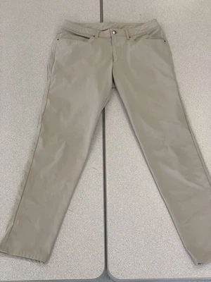 Pantalón lululemon ABC Slim-Fit 5 Bolsillos 30L Warpstreme Talla 32 Trench Ver fotos Foto 1 de 4