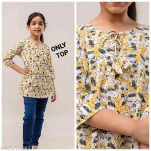 Girls Tops & Tunics |Printed Top for Kids and Girls | only top | Trending top - Picture 1 of 6