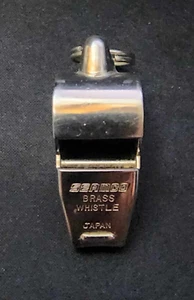 RARE! VINTAGE! GENUINE! SEAMCO Whistle Brass Japan Racquetball Metal Antique? - Picture 1 of 5