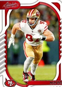 2022 Panini Absolute Red Nick Bosa San Francisco 49ers #60 - Picture 1 of 2