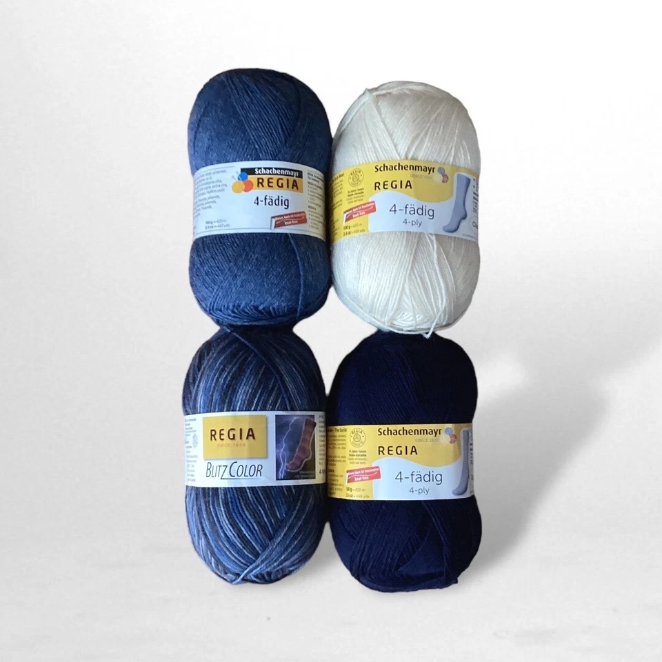 Schachenmayr ,,Regia 4-fädig'', verschiedene Farben 4x100g - Bild 1 von 1