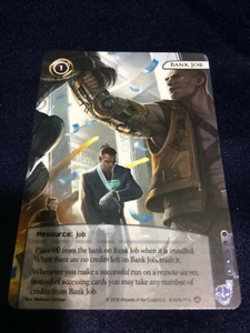 Android Netrunner Promo Bank Job Card - Picture 1 of 1