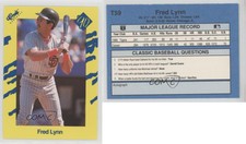 1990 Classic Update Yellow Travel Edition Fred Lynn #T59