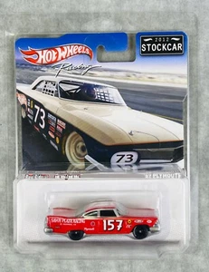 🏁🏁 Hot Wheels Racing 2012 Stockcar '57 Plymouth Red Real Riders 🏁🏁 - Picture 1 of 8