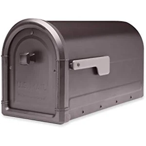 Architectural Mailboxes 7900-5RZ-CG-10 Roxbury Postmount Mailbox, Large, Rubbed - Picture 1 of 7