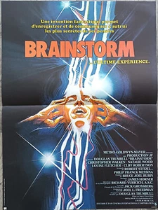 BRAINSTORM/1983/HORREUR/AFFICHE CINÉMA 40X60 CM/DOUGLAS TRUMBELL/WALKEN/N. WOOD - Photo 1/1