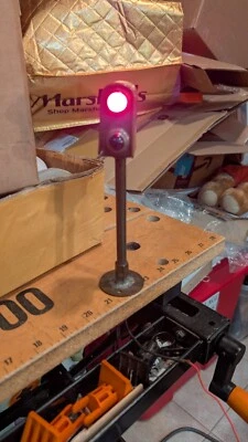 O scale Red/Green Signal Hand made copper and brass - Image 1 of 4