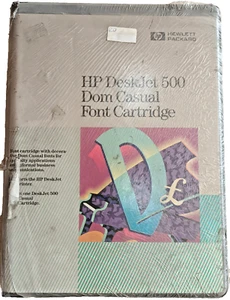 HP Deskjet 500 Dom Casual Font Cartridge - Bild 1 von 1