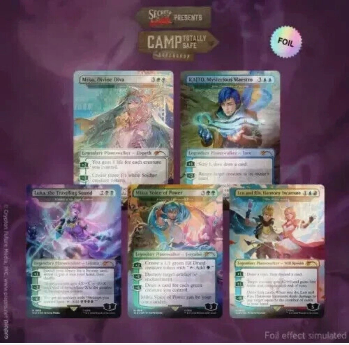 Secret Lair x Hatsune Miku: Electric Entourage x mtg PREORDER