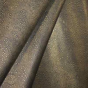 Embossed Leather Rain Drops Black Gold: Leather 3 - 3.5 oz. | 1.4 - 1.6 mm - Picture 1 of 9
