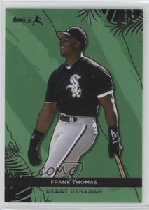 2022 Topps X Juan Soto Derby Dynamos Green /75 Frank Thomas #37 HOF