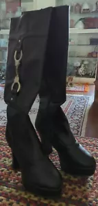 NEU Funtasma Damengröße 10 POLICE-203 4" hoher Absatz Stiefel sexy! - Bild 1 von 5