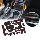 19Pcs Anti-Slip Interior Car Door Slot Cup Holder Mat Fit For Ford Ranger 2023+