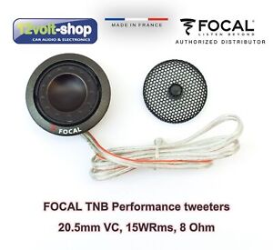 FOCAL TNB Performance tweeters; 15WRms, 8Ω, 91dB, Made in France; A pair (2...