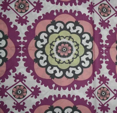 Michael miller 16" cotton quilting fabric abstract medalions - Image 1 of 3