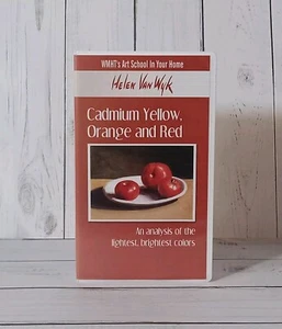 Helen Van Wyk Cadmium Yellow Orange & Red VHS Tape PBS Instructional / Painting - Picture 1 of 9