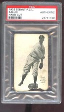 1932 Zeenut Rudolph Kallio PSA A Graded Baseball Card PCL P.C.L. Seattle Indians