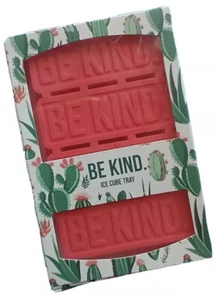 Be Kind Ice Cube Tray by Ellen BPA-Free Silicone. Dishwasher Safe. NEW - Picture 1 of 2