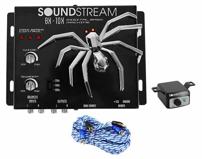 SOUNDSTREAM BX-10X Car Digital Bass Booster Sound Processor + Remote + RCA Cable - Image 1 of 4