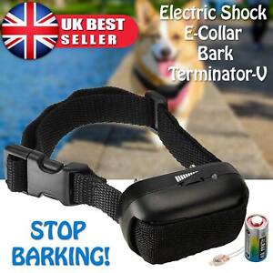 Electric Shock Anti Bark Dog E-Collar Stop Barking Pet Training Collar Control