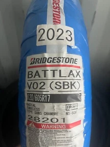 BRIDGESTONE V02 SBK FRONT RACING SLICK 120/605R17 SOFT - Picture 1 of 1