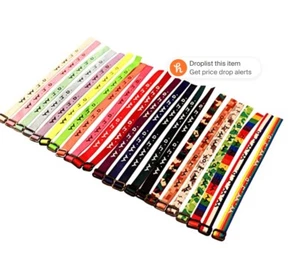 50 WWJD Bracelets - What Would Jesus Do Woven Wristbands 23 colors, gifts, favor - Picture 1 of 1