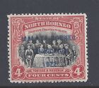 NORTH BORNEO 1922 EXHIBITION  4c SCARLET PERF 14½  MINT NEVER HINGED  SG 257b