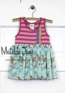 Matilda Jane Secret Fields Fly Away Sara Top Birds Size 4 NWT - Picture 1 of 4