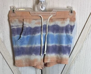 Simply Southern Shorts Girls Size Small Pastel Tie Dye Elastic Waist Pockets - Picture 1 of 7