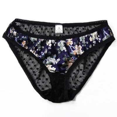 Sexy calzoncillos para mujer de malla huecos de seda morera transpirables tentación esposa caliente Foto 1 de 4