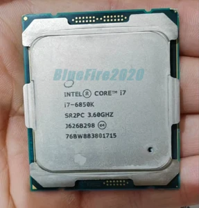 Intel Core i7-6850K LGA2011-3 CPU Processor SR2PC 6-Core 3.6GHz 140W i7-6850K - Picture 1 of 4