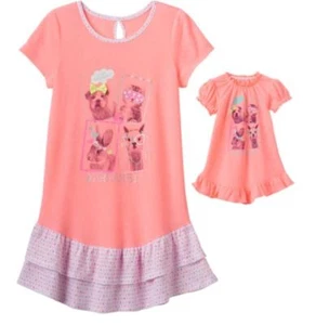 Girl 4-14 and Doll Matching Dream Big Nightgown Clothes American Girl Dollie Me - Picture 1 of 1