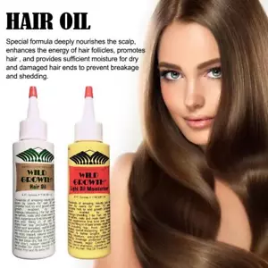 Olio Capelli Crescita Selvatica Idratante Ricrescita Capelli Sopracciglia Ciglia 291ml x 1 X9L9 - Foto 1 di 10