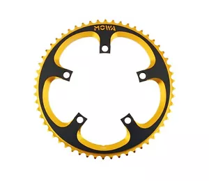 MOWA Road eBike Single Cycling Chainring 56T para Shimano/Sram/Campy uso dorado - Imagen 1 de 8